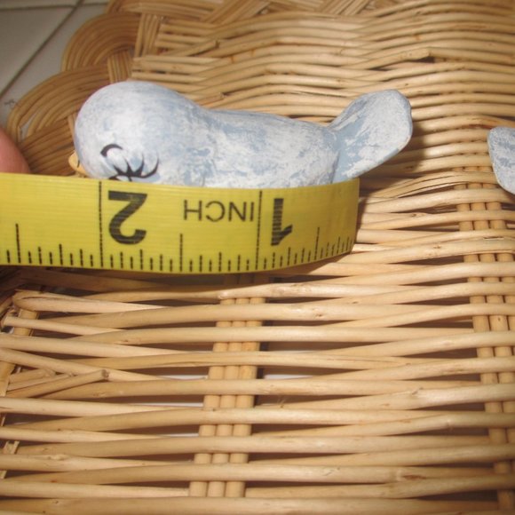 Lot 2 pc Special Bird Figurines Clay Mini Vintage 1980`s - Picture 5 of 8